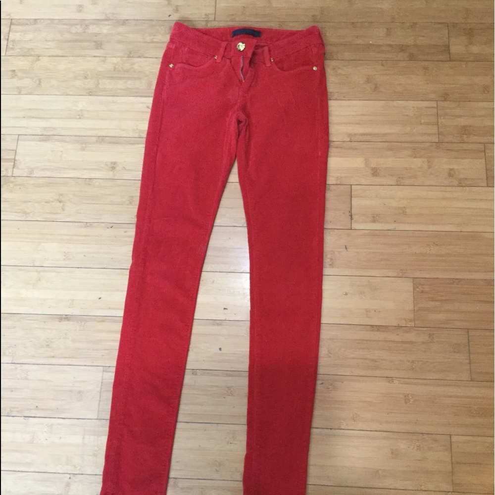 JOICY COUTURE red corduroy size 4 perfect